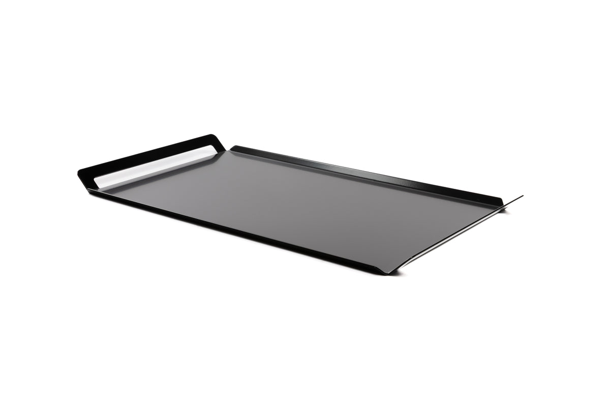 Serviertablett Lucca aus Stahl in Schwarzwaldnacht (Schwarz) – Ansicht 9 von 12