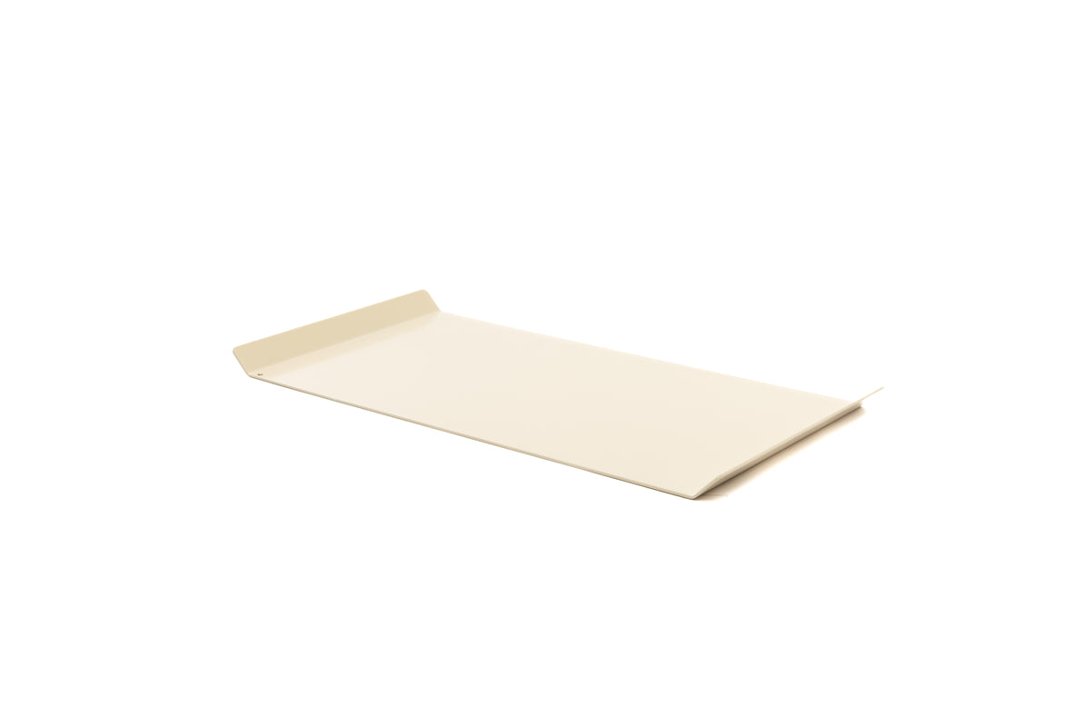 Tablett Milan aus Stahl in Sandstein (Beige) – Ansicht 12 von 15