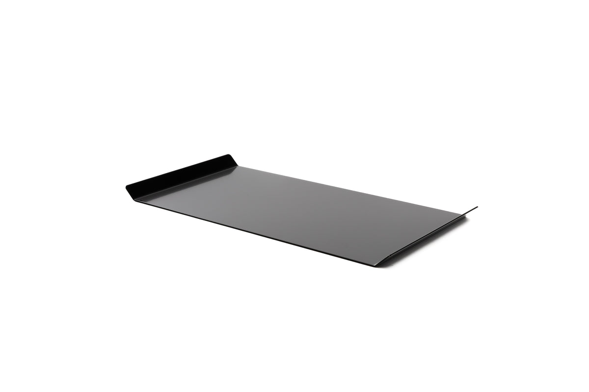 Tablett Milan aus Stahl in Schwarzwaldnacht (Schwarz) – Ansicht 11 von 15