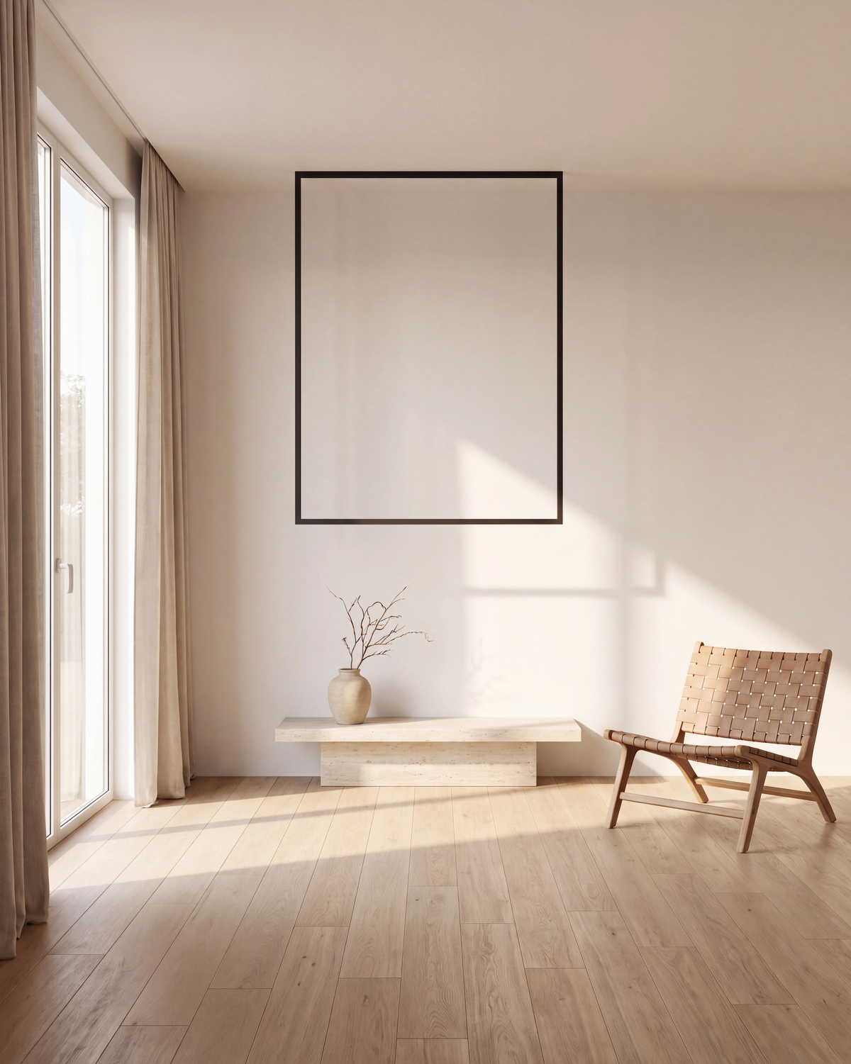 Decken-Kleiderstange Sospeso aus Metall in Schwarz von Adyloo - ideal für minimalistische Einrichtung